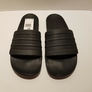 adidas men's slides black