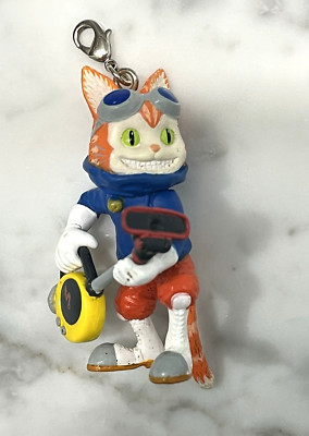 Blinx The Time Sweeper Figure Keychain Only X BOX Microsoft 2002 Read