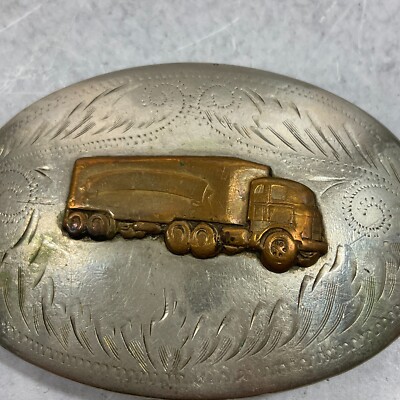 Vintage Comstock German Silver Silversmiths Truck Belt  display picture 3
