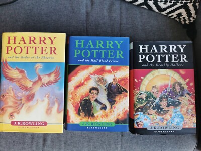 Harry Potter first edition books x 3 the Order of the Phoenix: First Edition