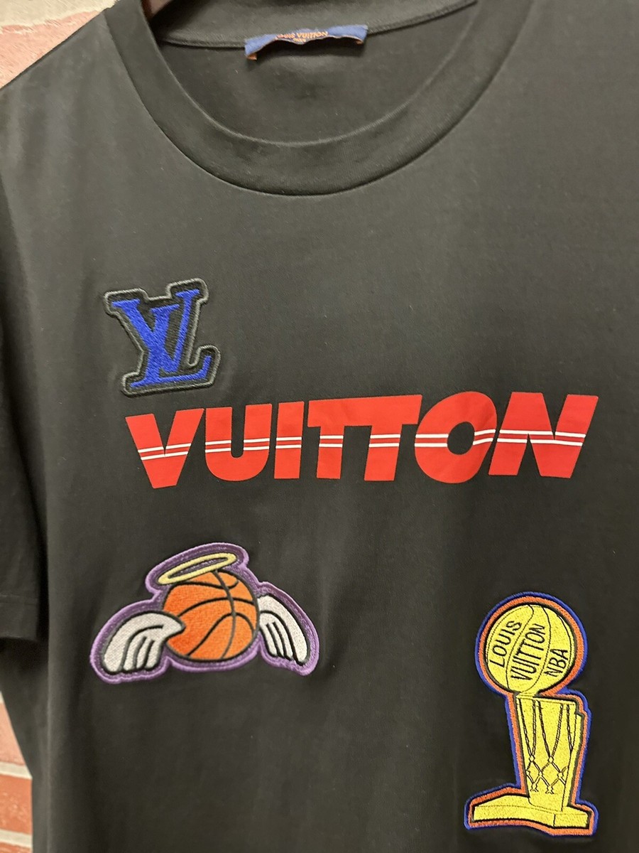 Size XXL - Louis Vuitton x NBA Multi Logo T-Shirt Black 100 Size XXL - Louis Vuitton x NBA Multi Logo T-Shirt Black 100