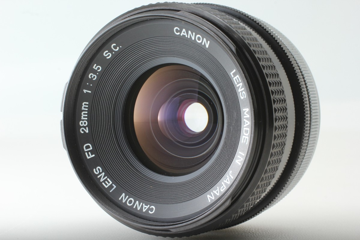 Canon AE-1 & FD 28mm F3.5　#9388 The 5 Best Canon AE-1 Program Camera Lenses