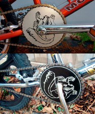 Mongoose BMX chain sprocket decal X1 autocollant adesivi ステッ