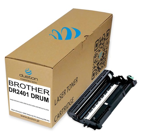 Brother tambour DR2401 DR-2401 compatible DCPL2512 L2532 L2552 Duston noir - Photo 2/6