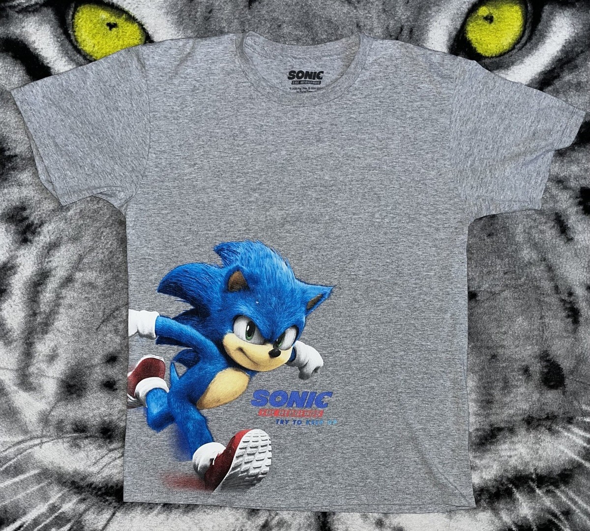 ソニックザヘッジホッグ SONIC Tシャツ movie プロモ　激レア Rare ソニックザヘッジホッグ SONIC Tシャツ movie プロモ 激レア Sega