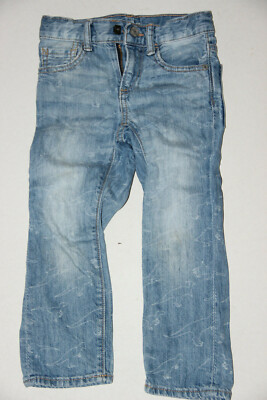 GAP DENIM mit DINO PRINT JEANS REGULAR JUNGEN BLAU GR.4 Jahre