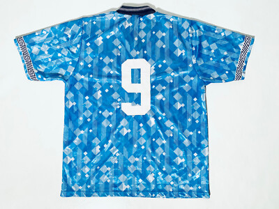 ウェア 90S VINTAGE 90-92 England national team England Adult XL National Team Football Shirt 1990 1992 Umbro 90