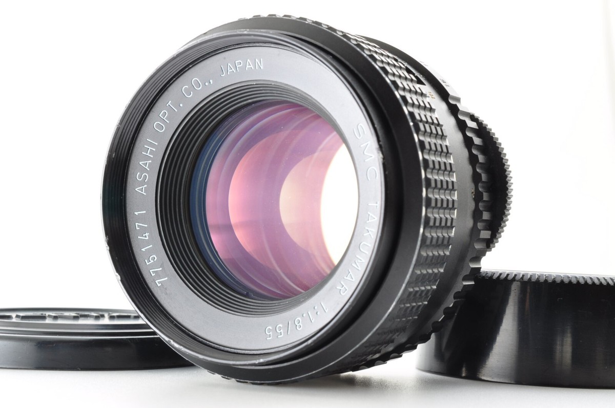 Pentax Asahi Super-Multi-Coated SMC Takumar 55mm F1.8 Exc+++
