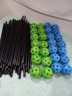 28 Replacement Green blue Balls Discover Kids Play Fort Build