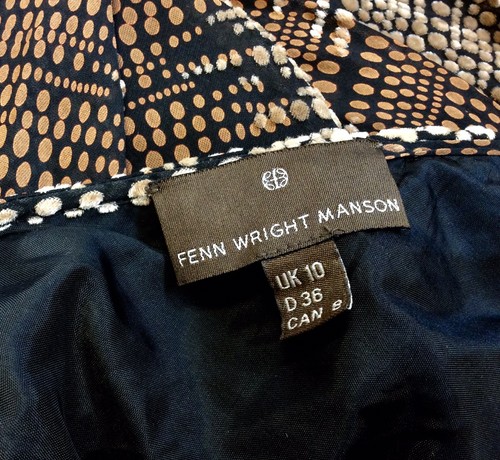 Falda de terciopelo Fenn Wright Manson Devore Reino Unido 10 - Imagen 3 de 3