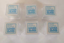 18x18mm Microscope Cover Glass .13-.17mm 6 Packs of 100pcs