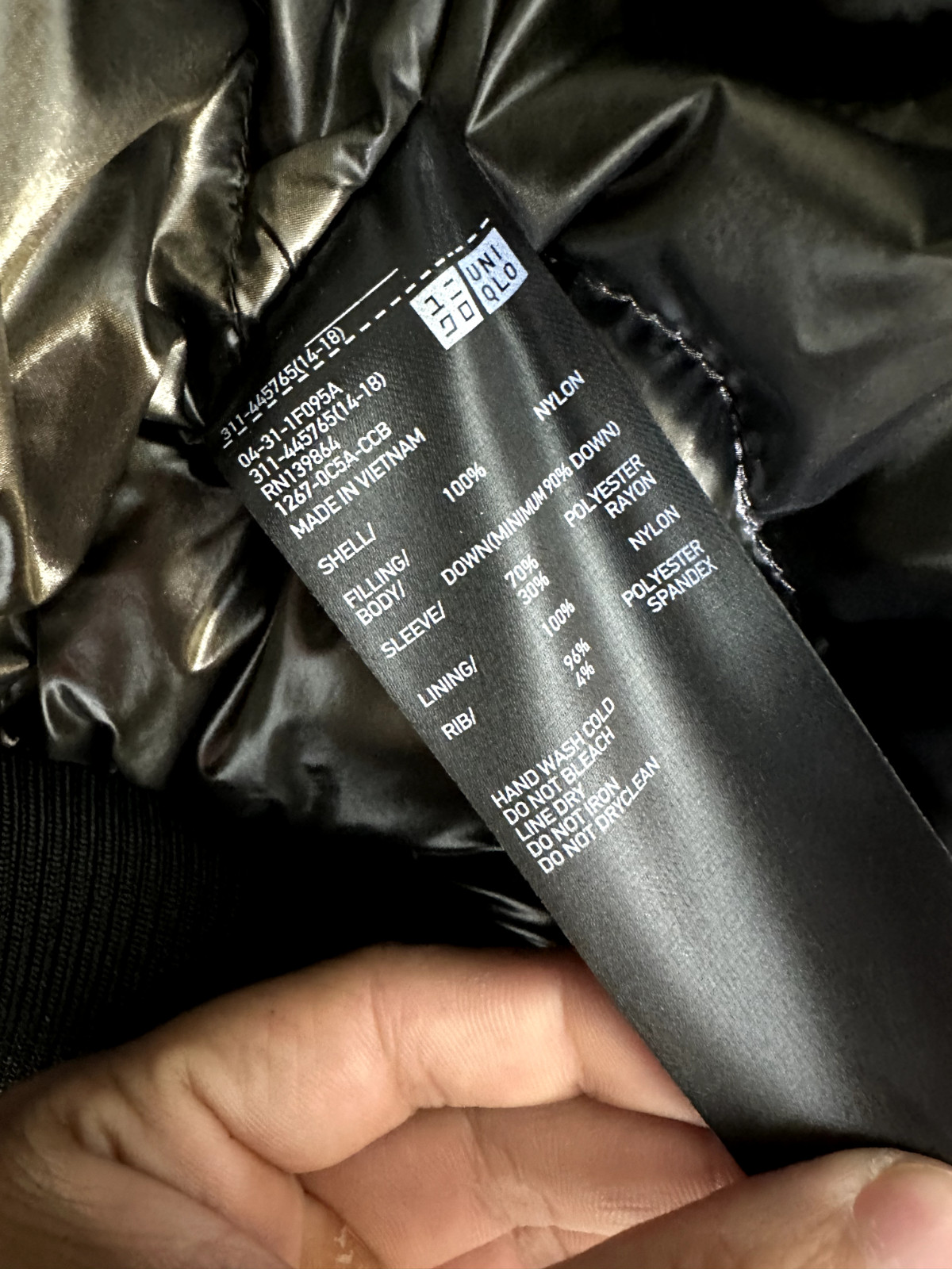 Uniqlo +J oversized hybrid down M-A1 bomber blouson grey Jacket XS image 5
