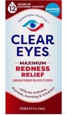 Clear Eyes Maximum Redness Relief Eye Drops 0.5 fl oz