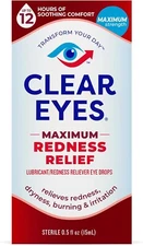 Clear Eyes Maximum Redness Relief Eye Drops 0.5 fl oz