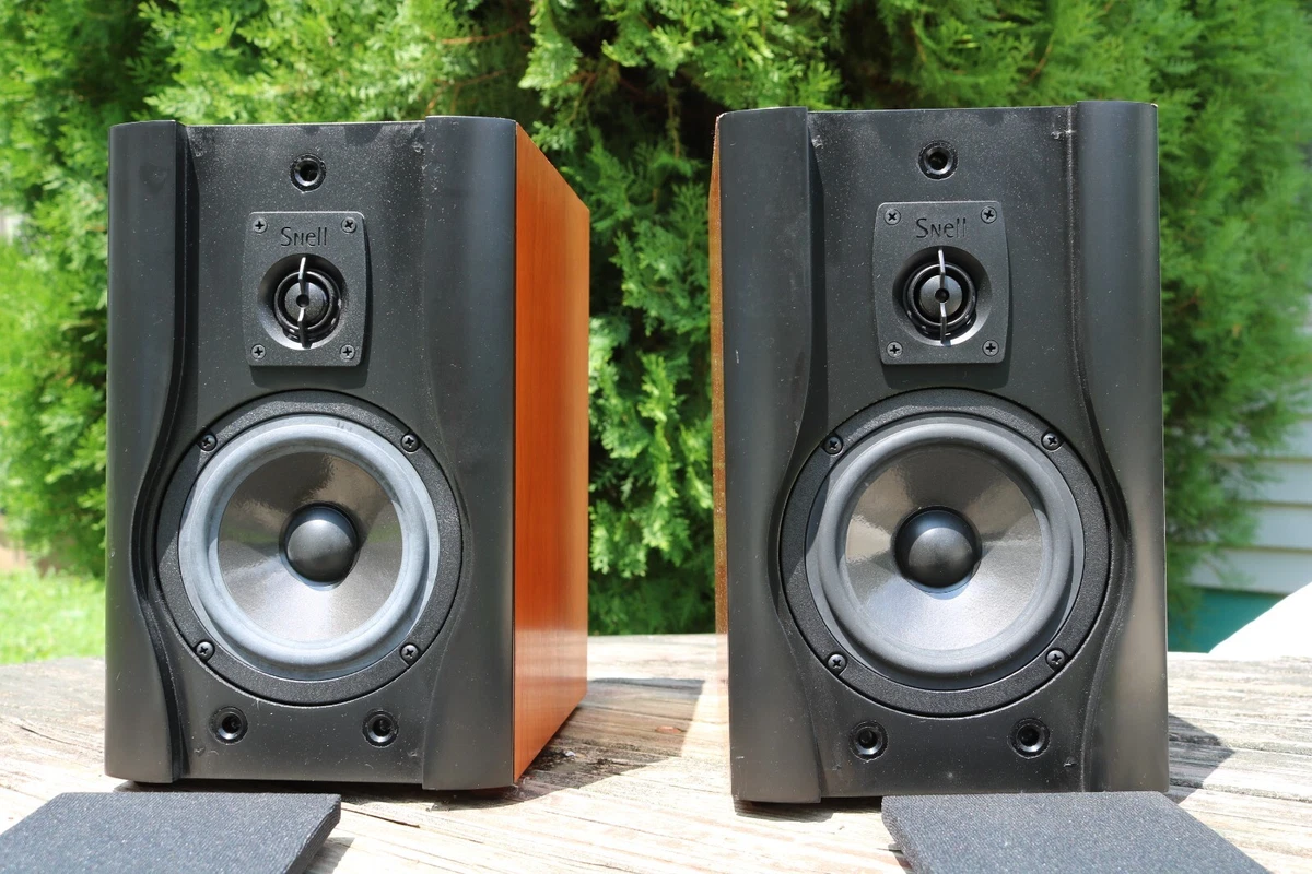 SNELL ACOUSTICS QBx 15 MINI BOOKSHELF SPEAKERS PAIR OF 2 TESTED eBay