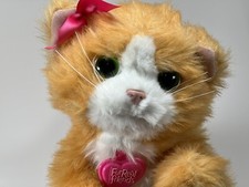 Hasbro FurReal Friends Daisy Plays With Me Orange Kitten Cat Tested bootsie grey