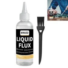 Liquid Solder Flux 100 ml/4 Oz. Water-Based No-Clean Liquid Flux for Solde...