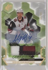 2020-21 SPx Auto Patch 4/49 Niklas Hjalmarsson #21 Patch Auto 9px