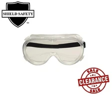 Anti-Fog Safety Goggles with Adjustable Headbands Clear UV Protection 20 Each