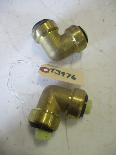 (2-PACK) Shark-Bite 1" Push-to-Connect 90-Degree Elbow for PEX, CPVC, Copper