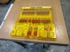 Master Lock® 20 Padlock Station With Cover, 1484BP1106