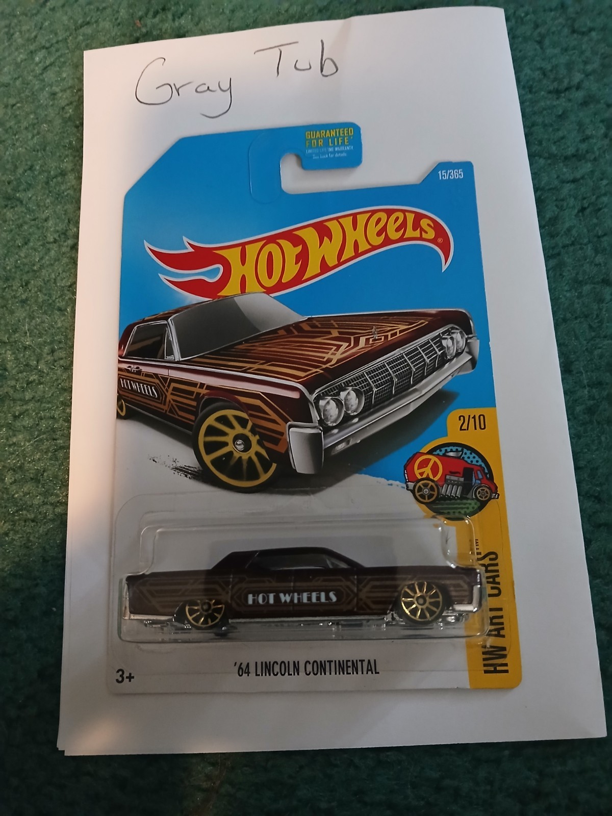 NEW 2017 HOT WHEELS  BROWN '64 LINCOLN CONTINENTAL!!!!!