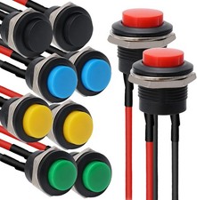 10PCS 16mm Round Momentary Push Button Switch...