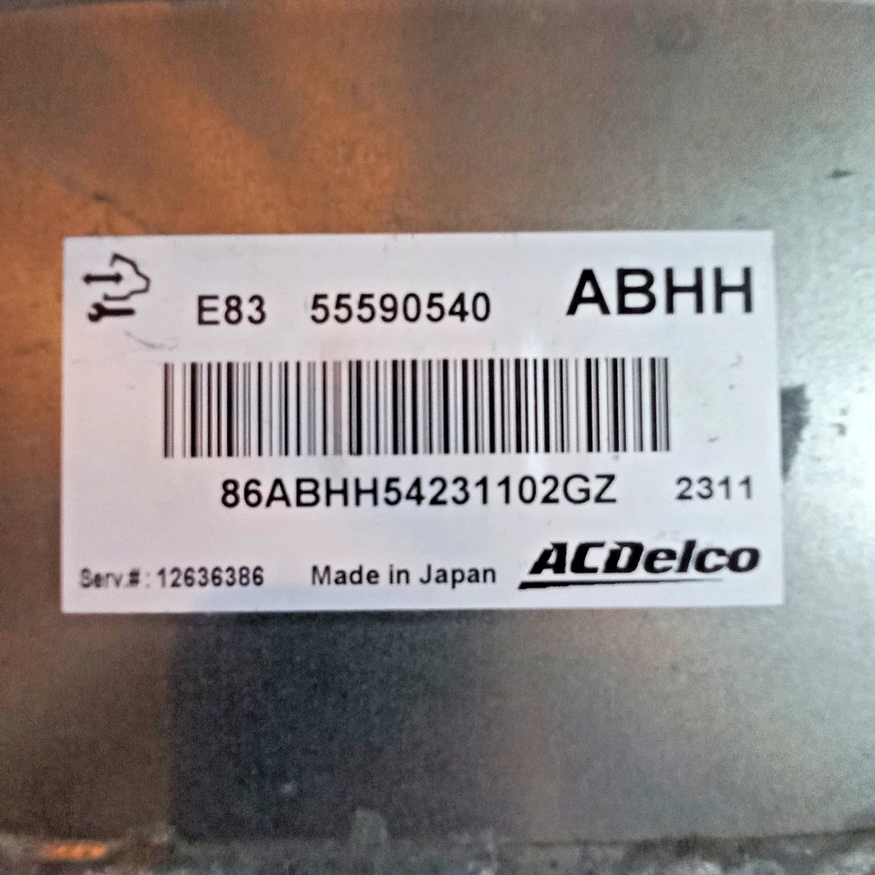 CALCULATEUR  OPEL CORSA  IV   ACDELCO E83  55590540  ABHH   86ABHH54231102GZ - Immagine 2 di 2