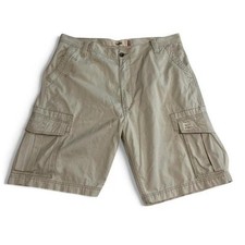 Vintage Levi's Cargo Shorts Mens W38 Tan Khaki Cotton Utility Relaxed Fit