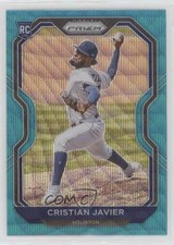 2021 Panini Prizm Tier III Teal Wave Prizm Cristian Javier #249 0ky0