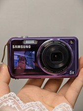 Samsung PL120 14.2MP Dual LCD Vintage Digital Camera Selfie Screen w/Battery