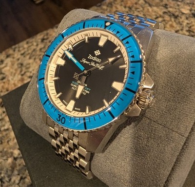 Zodiac Super Seawolf Pro-Diver z03554 w/extra band