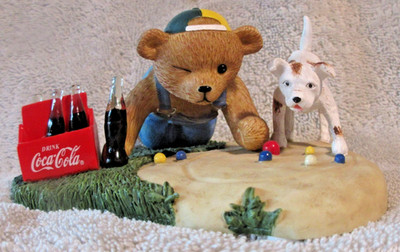 Coca Cola Memories To Cherish Figurine Coke Makes Good Things Taste Better
