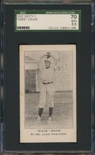 1922 W575-1 Dixie Davis SGC 5.5 Pop 1 Only SGC Copy