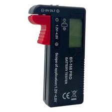 Battery Tester BTFor 168D for AA AAA C D 9V Button Cell For 1.2V For 1.5V 3V 9V