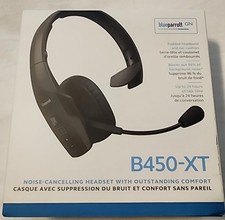 BlueParrott B450-XT Wireless Headset Noise-Cancelling, Black Open Box Never Used