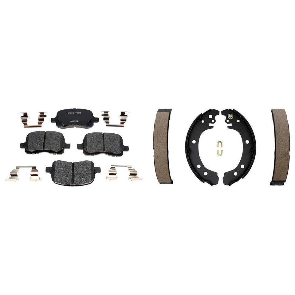 Kit pastillas de freno y zapatas de freno delanteras traseras de cerámica para Toyota Corolla 2002 Foto 4 de 4