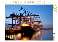 Calvendo Puzzle Container Terminal, Hamburg | 1000 Pieces, Finished Size 25.2 ×