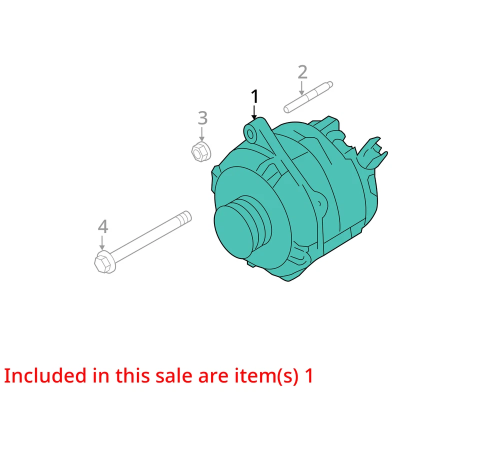 Alternador sin turbo 175 amperios compatible con 09-19 FLEX 10281779 Foto 4 de 4