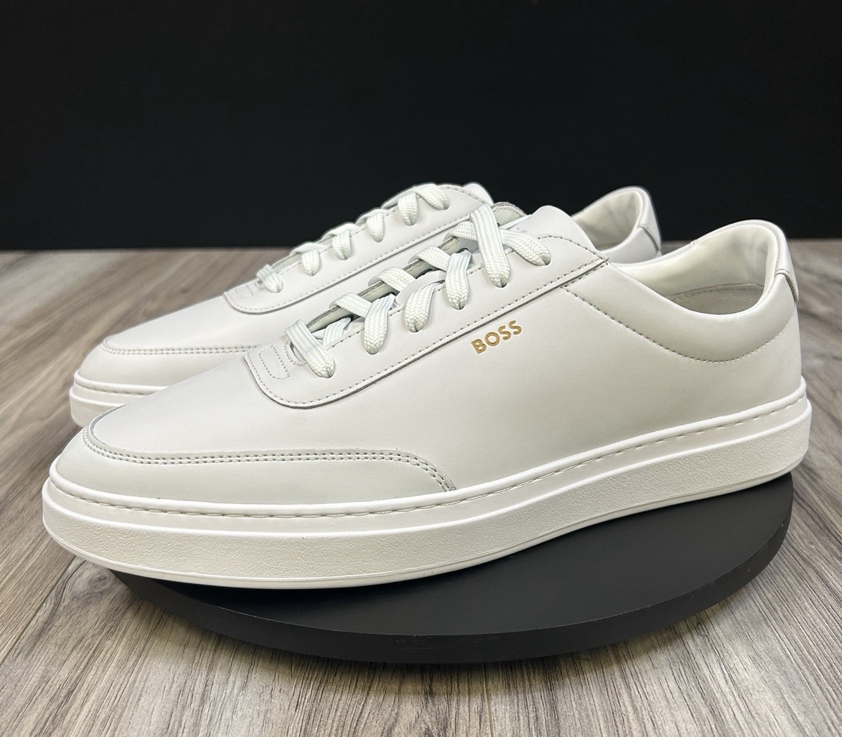 スニーカー HUGO Men Sneakers White 50536201 116 Hugo Boss Kieran Tenn Trainer In White 50536504 Men's Shoes