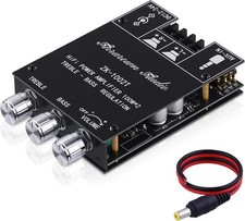 ZK-1002T 2.0 Channel Bluetooth 5.0 Amplifier Board 200W HiFi Black3