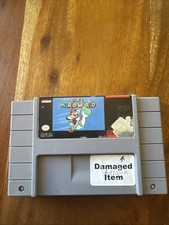 Super Mario World (Super Nintendo SNES, 1991) Cartridge
