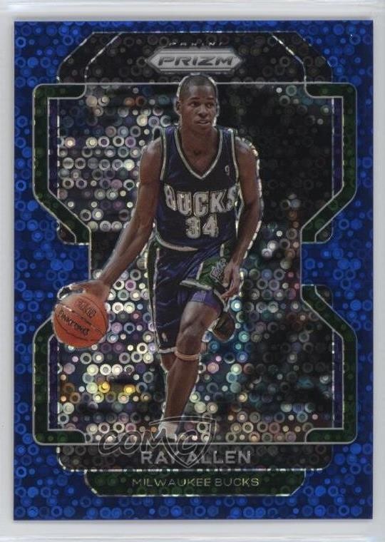 2021-22 Panini Prizm Fast Break Blue Prizm 126/150 Ray Allen #251 HOF 01uy