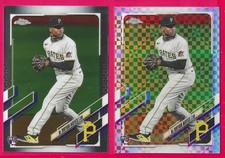 2021 Topps Chrome Rookie Ke'Bryan Hayes X-Factor/Base RC #191 Pittsburgh Pirates