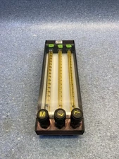Cole Parmer Triple Visible Flow Gauge Similar 3 Tube M L L 150 Psi triple