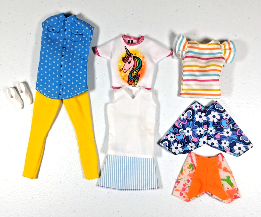 Lot 9 Tops Shorts Skirt Pants & Shoes Mix And Match Mattel +