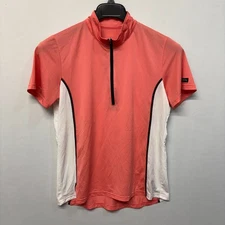 Kerrits Women Short Sleeve Equestrian Horse Riding Shirt Top Size Large C025 -11