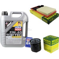 Inspektionspaket 5L Liqui Moly Top Tec 4100 5W-40 FüR VW Golf V 1.4 16V Polo