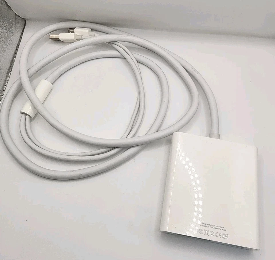 Apple Mini DisplayPort to Dual-link DVI Adapter Genuine MB571Z/A. A1306 - Image 2 of 4