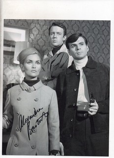 AUTOGRAPH ALEXANDRA BASTEDO B /W THE CHAMPIONS 10X8 BIDDING ONLY